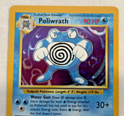 1x Poliwrath 13/102 Base Set Holo Pokemon Card NM - Image 2