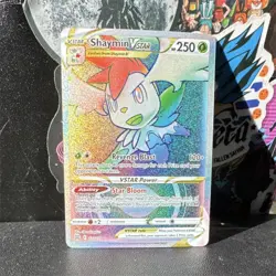 Pokemon Shaymin VSTAR 173/172 Brilliant Stars Secret Rare Full Art Holo Card - Image 1