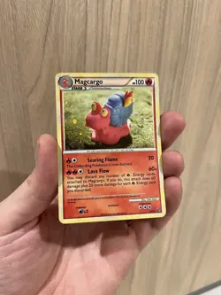 Pokemon TCG Trading Card Magcargo 6/90 HS Undaunted - Holo Rare - Image 2