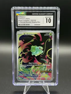 Bulbasaur - (Mega Evolution Stamped) 133/132 Miscellaneous Cards & Products Holo - Image 1