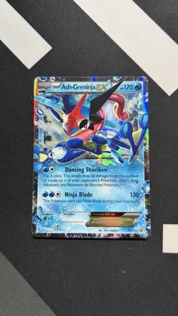 Ash-Greninja EX XY133 Promo Rare Holo Pokemon Card NM Condition Never Played - Image 1