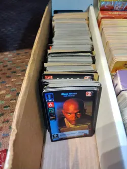 HUGE Star Wars Young Jedi CCG Lot | 300+ Cards, Foils, Rares Bought At Yard Sale - Image 1