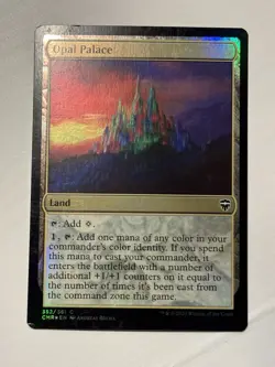MTG - 1x Opal Palace - Commander Legends - NM - Foil - Magic The Gathering - Image 1