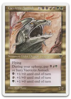 Vaevictis Asmadi (NM) Chronicles CHR Magic MTG - Image 1
