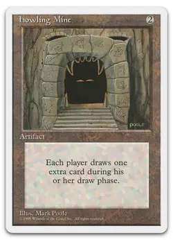 Howling Mine #343 (NM) Fourth Edition 4ED Magic MTG - Image 1