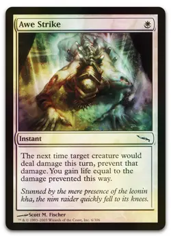 Awe Strike #6 (Foil) (NM) Mirrodin MRD Magic MTG - Image 1