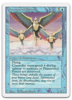 Phantasmal Forces (NM) Revised Edition 3ED Magic MTG - Image 1