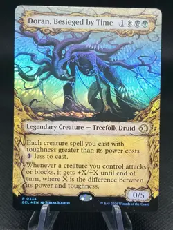 Doran, Besieged by Time ECL 0334 Rare MTG Lorwyn Eclipsed FOIL Showcase - Image 1
