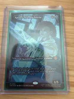 April O'Neil, Hacktivist (0282) [New, Near Mint] Showcase *Foil* {TMNT SLD} - Image 1