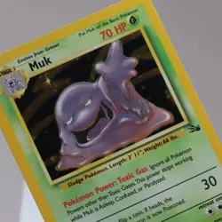 Pokemon TCG - Muk 13/62 Fossil Holo Rare WOTC 1999 - EXC/NM - Image 1