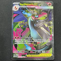 Pokemon TCG Mega Charizard x EX 109/94 Phantasmal Flames Ultra Rare - Mint - Image 1