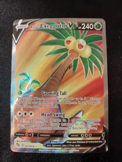 Alolan Exeggutor V (Full Art) 071/078 Pokemon GO Holo NM - Image 1
