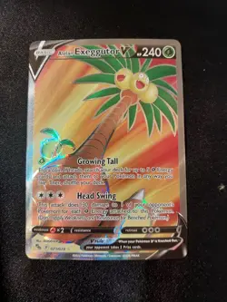 Alolan Exeggutor V (Full Art) 071/078 Pokemon GO Holo NM - Image 2