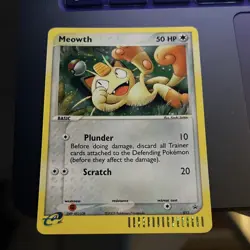 Pokemon TCG Meowth 013 Nintendo Promo Holo Near Mint - Image 1