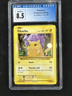 Pokemon Pikachu Evolutions 35/108 CGC 8.5 NM/Mint+ - Image 1