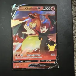 Pokemon Lance's Charizard V Full Art Holo Promo SWSH SWSH133 220 HP - Image 1