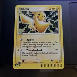 Pokemon Pikachu 012 Nintendo EX Collector's Tin Holo Promo 50 HP Basic English - Image 1