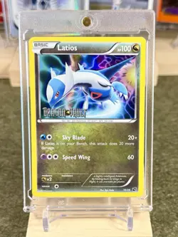 Latios 10/20 RARE Dragon Vault Stamp 💎 Blister Exclusives Holo 2012 Pokemon - Image 1