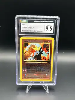 CGC 9.5 MINT+ Entei 2001 Black Star Promos 34 Reverse Holo Pokemon Card - Image 1