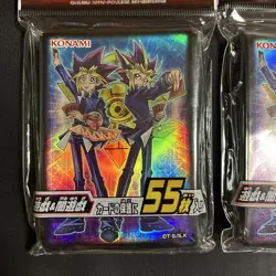 Yu-Gi-Oh! Yugi & Yami Yugi Duelist Card Protector Sleeves, 55 Cards, Set of 2 - Image 2