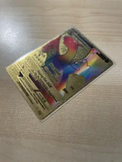 Fan Art - Pokemon Gold Foil Card CHARIZARD GX 250HP 150/147 Rainbow - Image 3