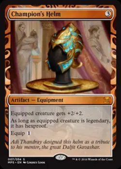 Champion's Helm -Foil Near Mint MTG Kaladesh Inventions - Image 1