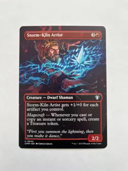 Storm-Kiln Artist (Borderless) Commander Masters Regular - Image 1
