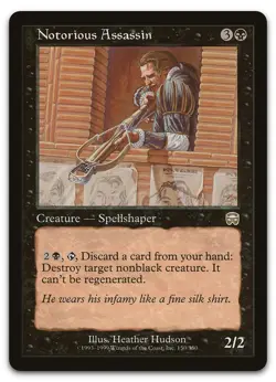 Notorious Assassin #150 (NM) Mercadian Masques MMQ Magic MTG - Image 1