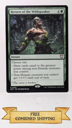 Return of the Wildspeaker Commander: Outlaws of Thunder Junction Regular - Image 1