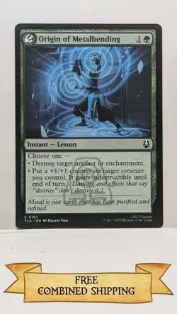 4x Origin of Metalbending Avatar: The Last Airbender Regular - Image 3