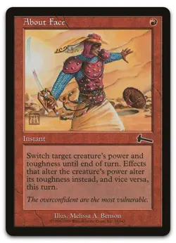 About Face #73 (NM) Urza's Legacy ULG Magic MTG - Image 1