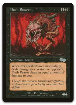 Flesh Reaver #136 (NM) Urza's Saga USG Magic MTG - Image 1