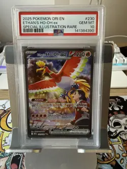 Pokemon TCG Ethan's Ho-Oh EX 230/182 Destined Rivals PSA 10 GEM MINT - Image 1