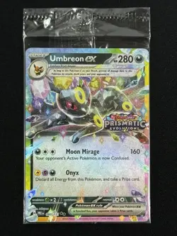 Umbreon ex 060/131 Prismatic Evolutions Stamped Promo Sealed Pokemon TCG NM - Image 1