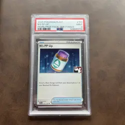 2025 POKEMON PLAY! POKEMON PRIZE PACK: SER 7 HOLO #153 N'S PP UP PSA 9 - Image 1