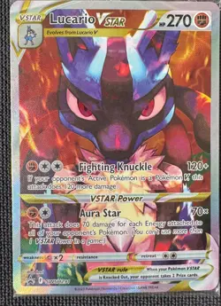 LUCARIO VSTAR SWSH291 PROMO SWSH BLACK STAR POKEMON HOLO NM SEALED - Image 1