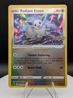 Pokemon TCG: Pokemon GO Promo SWSH230: Radiant Eevee (NM) - Image 1