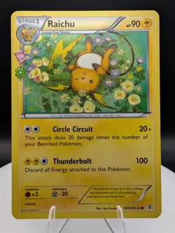 Pokemon TCG: Generations: Radiant Collection Regular (RC9/32) Raichu (NM) - Image 1