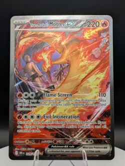 Pokemon TCG: Destined Rivals: Team Rockets Moltres EX 229/182 SIR (LP) - Image 1