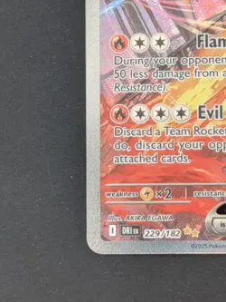 Pokemon TCG: Destined Rivals: Team Rockets Moltres EX 229/182 SIR (LP) - Image 4
