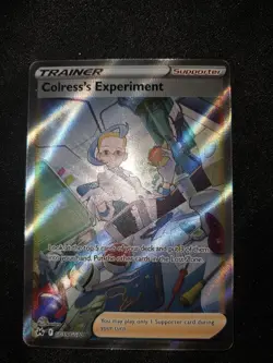 POKEMON TCG Colress's Experiment GG59/GG70 Crown Zenith: Galarian Gallery Holo - Image 1