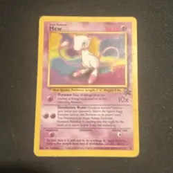 Pokemon Mew 08/53 Wotc Promo Regular Card Basic Psychic TCG Ken Sugimori - Image 1
