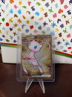 Pokemon TCG Mew EX Metal Gold NM 205/165 Scarlet & Violet 151 Promo Card - Image 1
