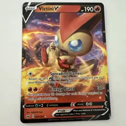 Sword & Shield Base Set Victini V #025/202 POKEMON Ultra Rare - Image 1