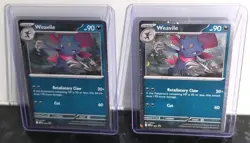 BLACK STAR PROMOS 2 X WEAVILE 2025 Phantasmal Flames Pokemon TCG DOUBLE Lot MINT - Image 1