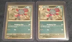 BLACK STAR PROMOS 2 X WEAVILE 2025 Phantasmal Flames Pokemon TCG DOUBLE Lot MINT - Image 4