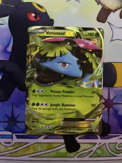 Pokemon TCG Venusaur EX XY Promo XY28 Holo 180HP Jungle Hammer - Image 1