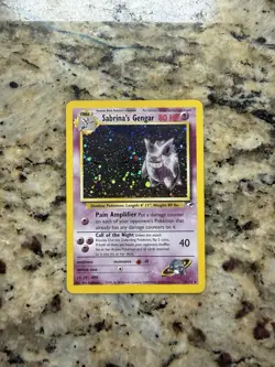 Pokemon TCG Sabrina's Gengar Gym Challenge 14/132 MP Condition - Image 1