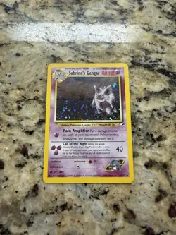 Pokemon TCG Sabrina's Gengar Gym Challenge 14/132 MP Condition - Image 2