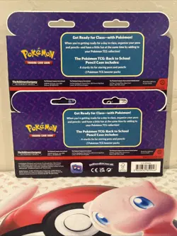 NEW- Pokemon 2024 Back to School Pencil Case Tin Lot Of 2- Factory Sealed - Image 2